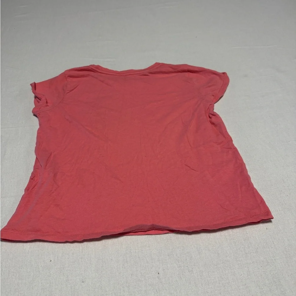 Old Navy Girls Size Large 10/12 Kids Pink T-Shirt with‎ Pocket Detail